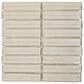 Soho Studio Brook Stacked Dawn 12" x 12" Glass Mosaic Sheet, , large