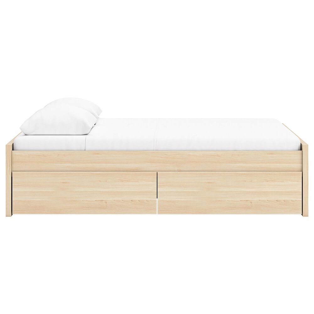 Ashley Onita Queen Platform Bed with 2 Side Storage in Natural, , large