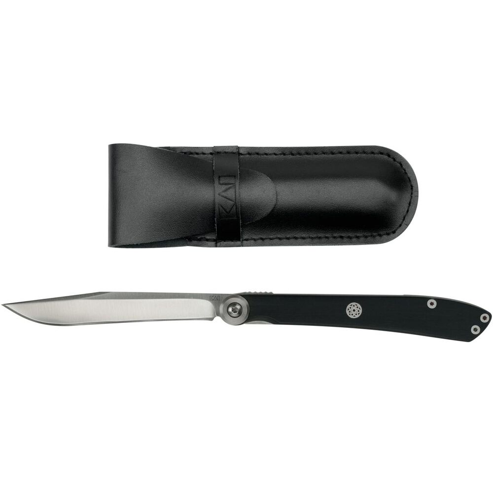 Shun Kai Personal Steak Knife with Leather Sheath, , large