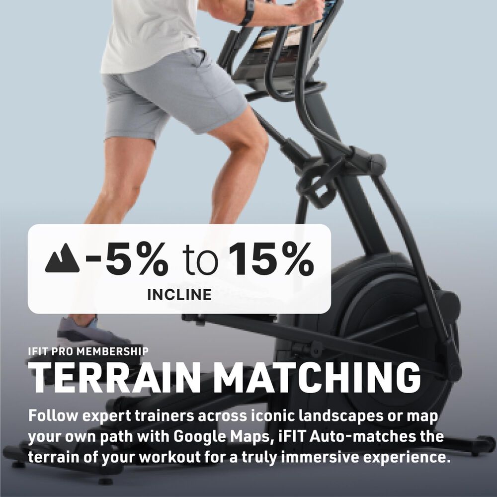 NordicTrack AirGlide 16 Elliptical with iFIT, , large