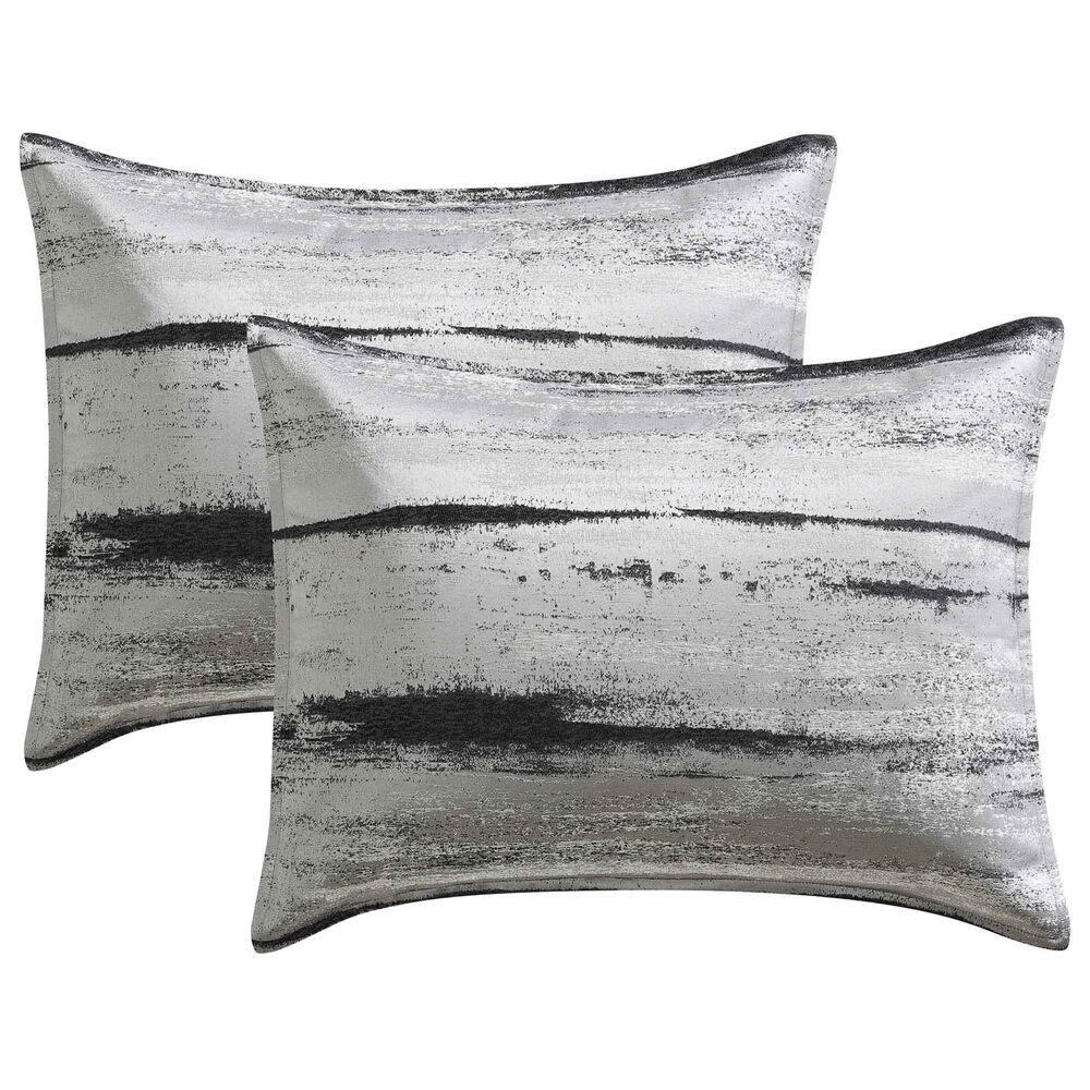 Hallmart Collectibles Eris 7-Piece King Comforter Set in Black and Gray, , large