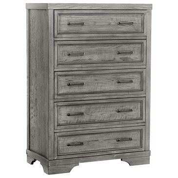 Eastern Shore Foundry 5-Drawer Nursery Chest in Brushed Pewter, , large