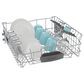 Bosch 800 Series 24"" Built-In Bar Handle Dishwasher with 8 Wash Cycles in Black, , large