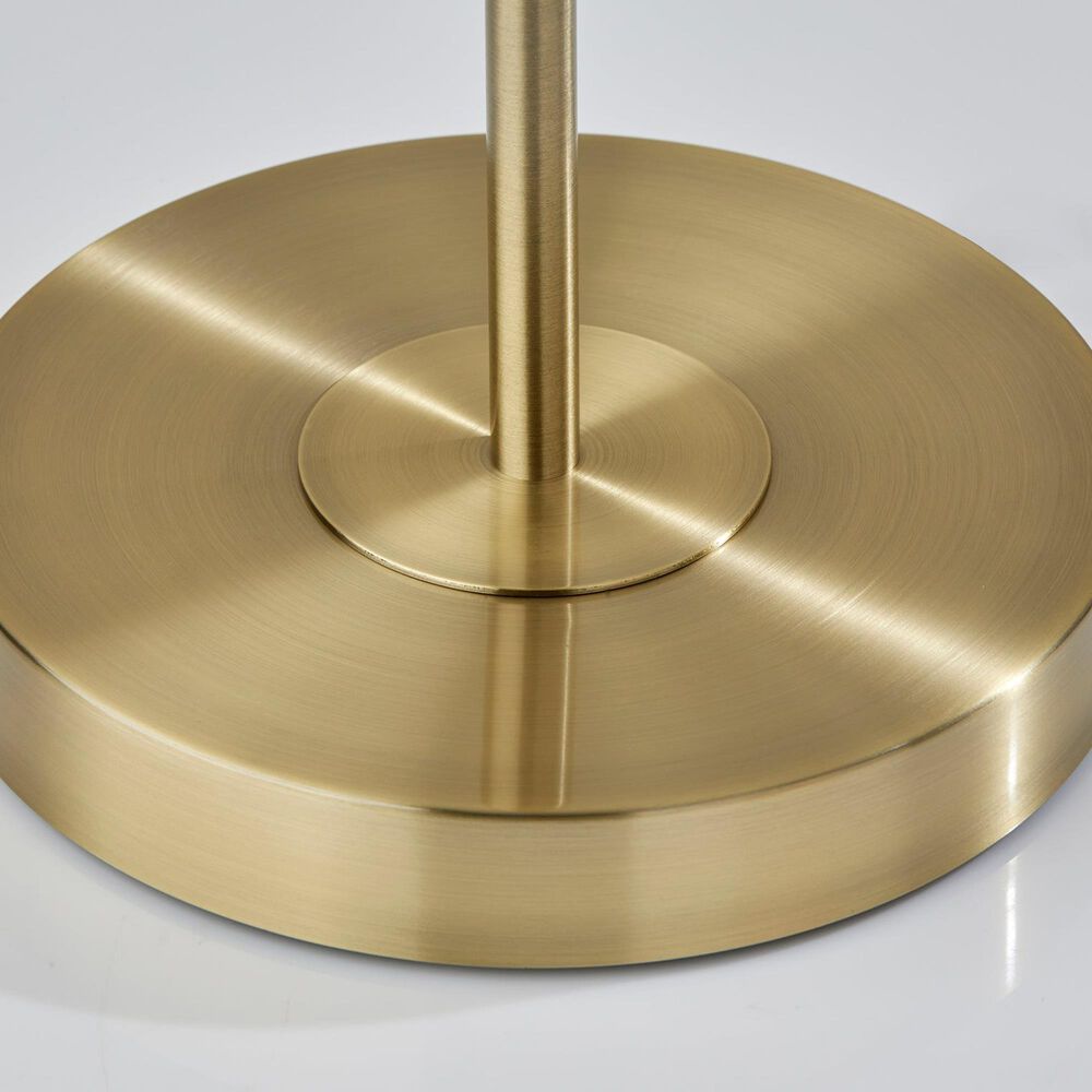 Adesso Vega LED Torchiere in Antique Brass, , large