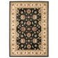 Safavieh Lyndhurst LNH553 3"3" x 5"3" Black and Ivory Area Rug, , large