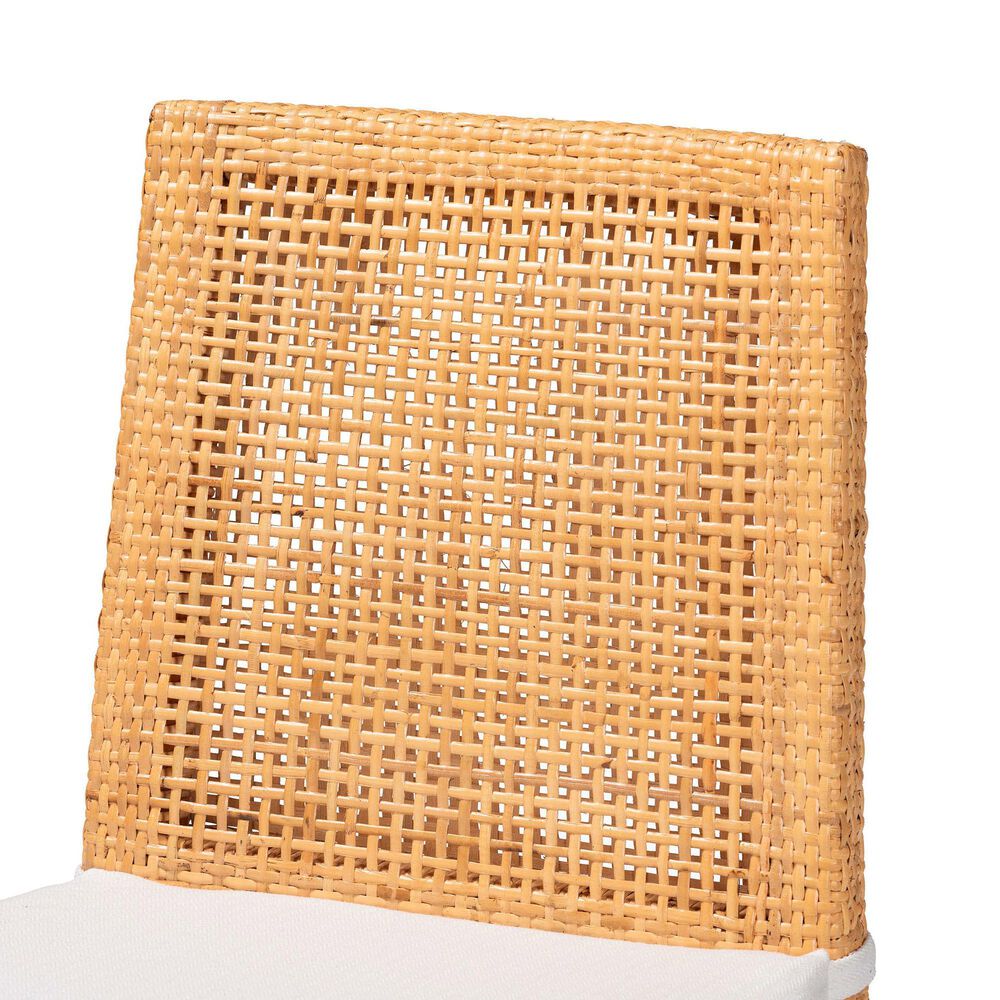 Baxton Studio Morris Side Chair in Light Honey, , large