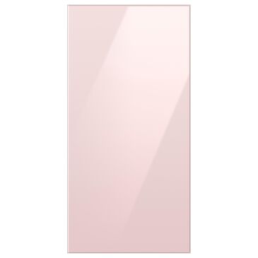 Samsung Bespoke 4-Door French Door Refrigerator Top Panel in Pink Glass, , large