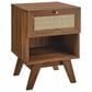Modway Soma 1 Drawer and 1 Shelf Nightstand in Walnut, , large