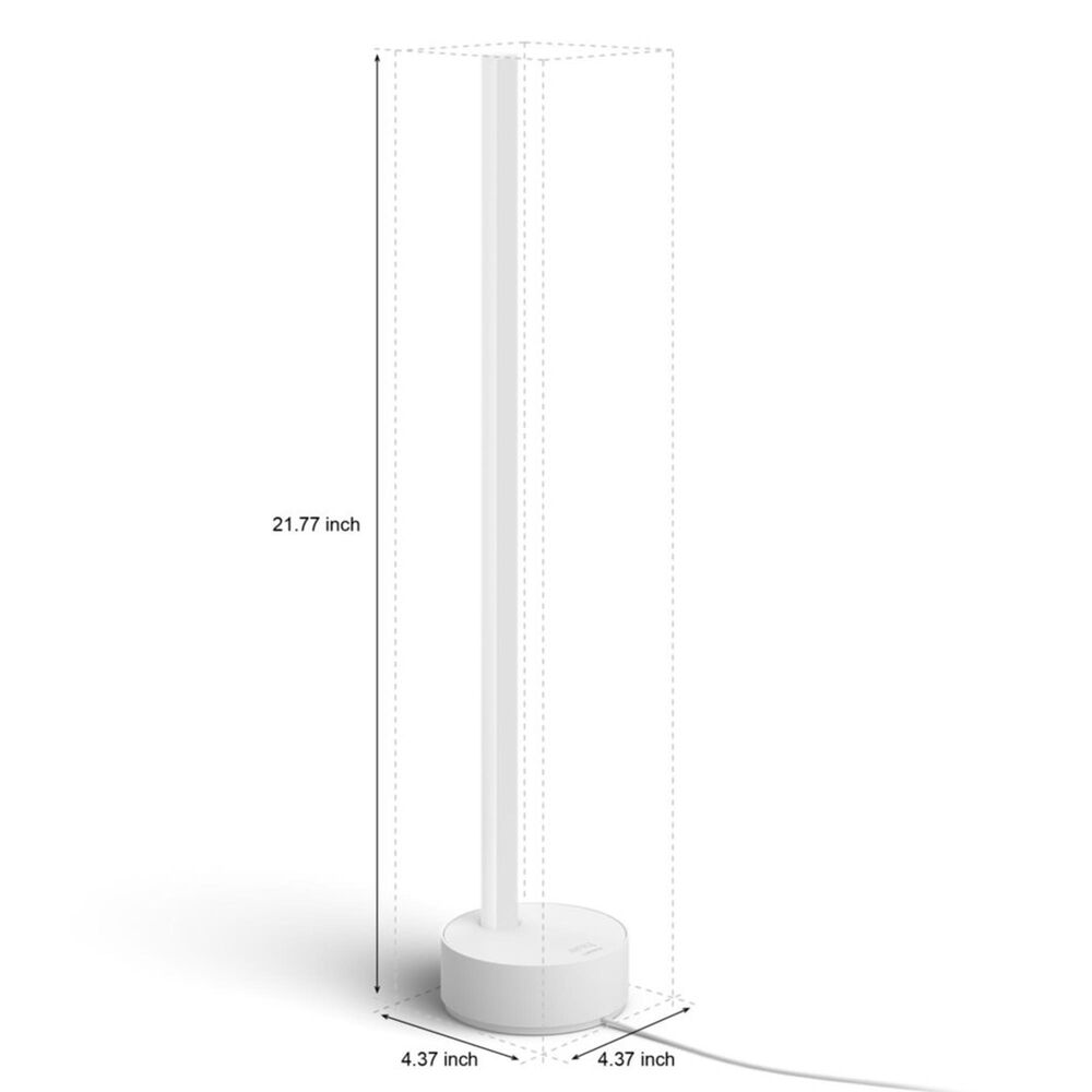 Philips Hue Gradient Signe Table Lamp in White, , large