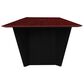 Regency Global Sourcing Array 96" Conference Table in Black and Mahogany, , large