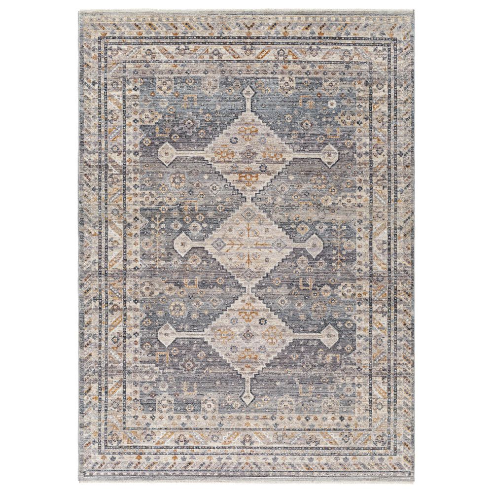 Surya Aida 2"7" x 4"11" Medium Gray, Gray, Beige, Charcoal and Tan Area Rug, , large