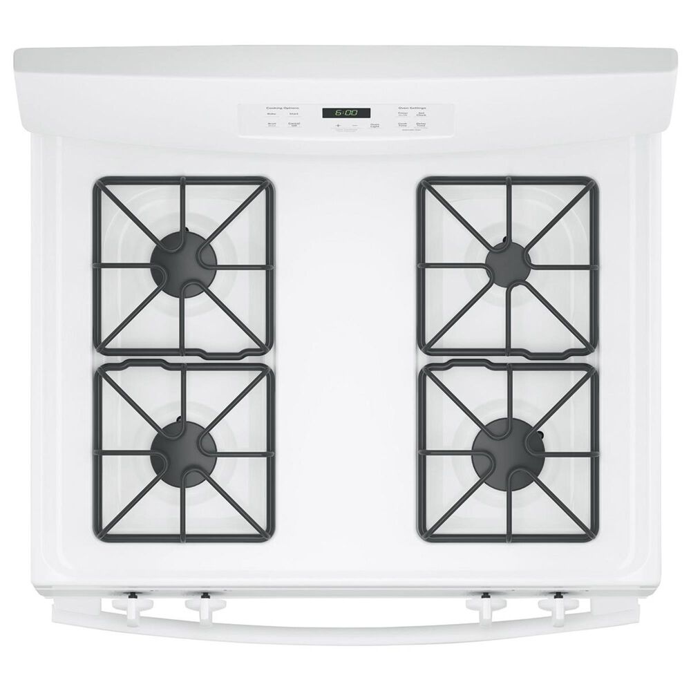 GE Appliances 4.8 Cu. Ft. Freestanding Gas Range in White, , large