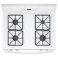 GE Appliances 4.8 Cu. Ft. Freestanding Gas Range in White, , large