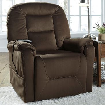 Signature Design by Ashley Samir Power Lift Recliner in Coffee, , large