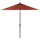 Garden Party 7.5" Push Button Tilt Umbrella in Henna with Stand, , large