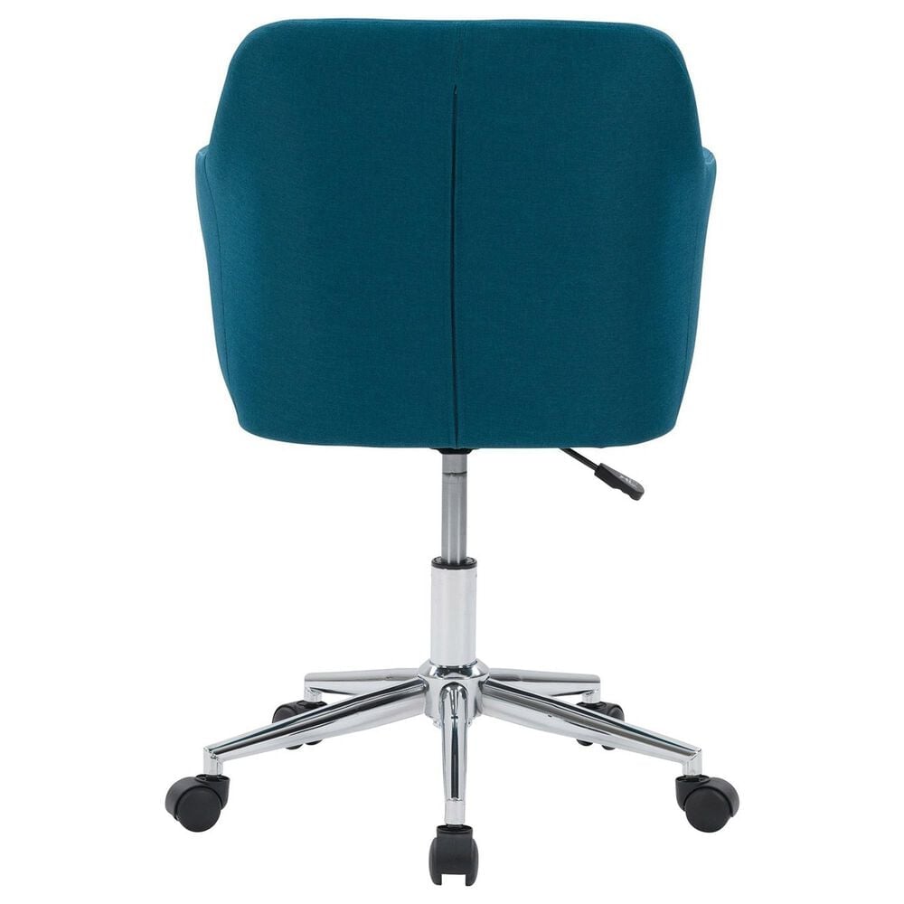 CorLiving Marlowe Upholstered Task Chair in Dark Blue, , large