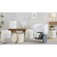 LumiSource Diamond Storage Ottoman in Light Grey, , large