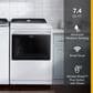 Whirlpool 5.3 Cu. Ft. Top Load Washer and 7.4 Cu. Ft. Top Load Gas Dryer Laundry Pair in White, , large