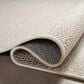Amber Lewis x Loloi Malibu MAB-01 2"3" x 10" Ivory and Dove Indoor/Outdoor Runner, , large