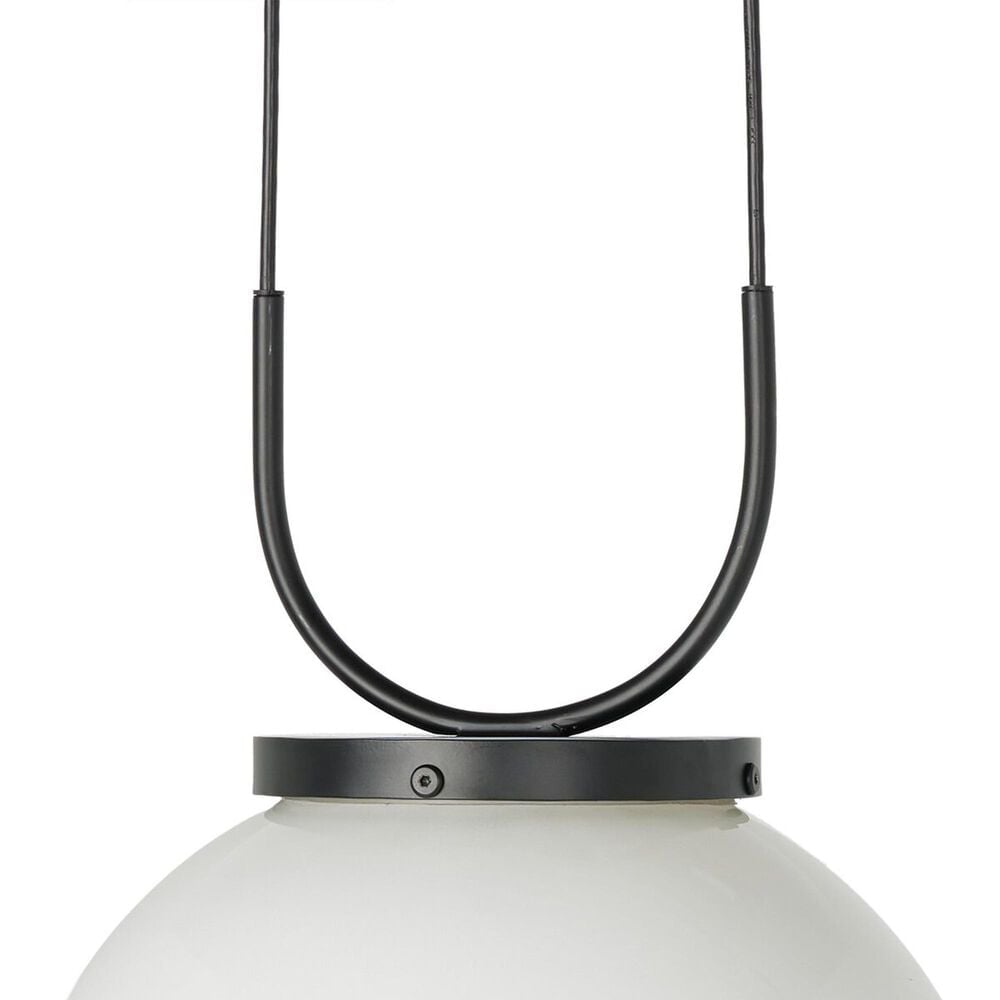 Four Hands Kincaid 1-Light Pendant in Matte Black, , large
