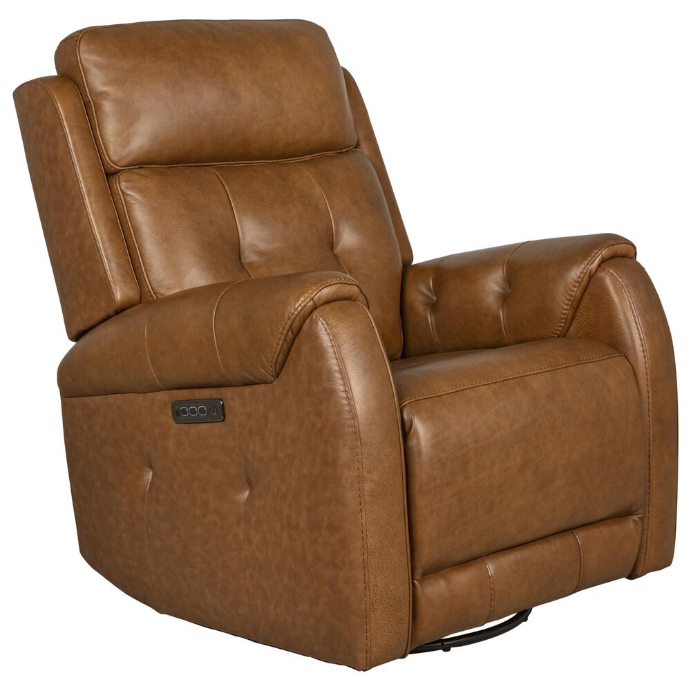 Southern Motion Donovan Triple Power Swivel Glider Recliner in Fairview Toffee, , large