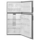 Maytag 18 Cu. Ft. 30-In Wide Top Freezer Refrigerator With PowerCold Feature in Stainless Steel, , large