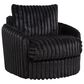 Coaster Sarco Swivel Accent Arm Chair in Black, , large