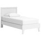 Ashley Hallityn Twin Platform Bed in White, , large