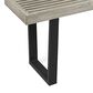 Hearth and Haven Outdoor Dining Bench in Black and Gray, , large