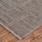 Feizy Lennox 2" x 3" Taupe and Ivory Area Rug, , large