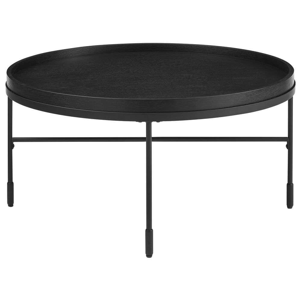 Linon Home Decor Soloman Coffee Table in Black, , large