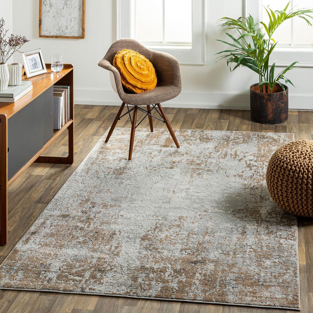 Surya Alpine 8&#39;10&quot; x 12&#39;4&quot; Ivory, Tan, Gray, Light Gray, Off-White and Charcoal Area Rug, , large