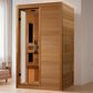 EZlife Llumeneres 2-Person Full Spectrum Nero Zero EMF Far IR Sauna in Natural Hemlock, , large
