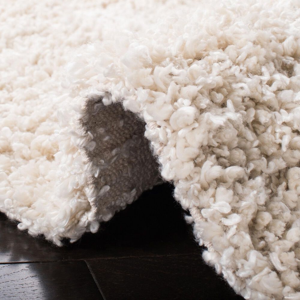 Safavieh Sheep Shag SSG212A 3&#39; x 5&#39; Ivory Area Rug, , large