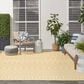 Nourison Positano Southwestern Yellow 8" x 10" Indoor/Outdoor Area Rug, , large