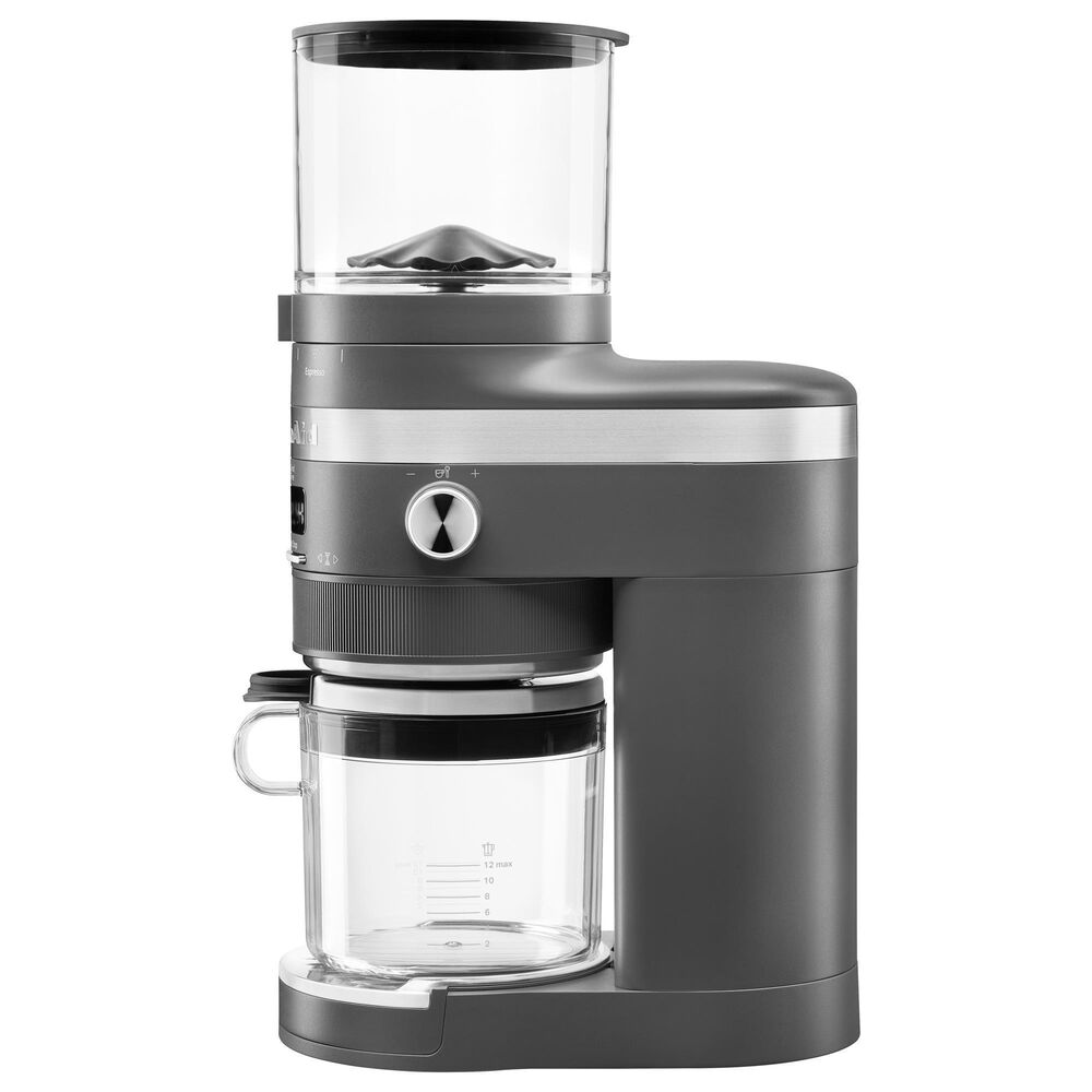 KitchenAid Burr Coffee Grinder in Matte Charcoal Grey, , large