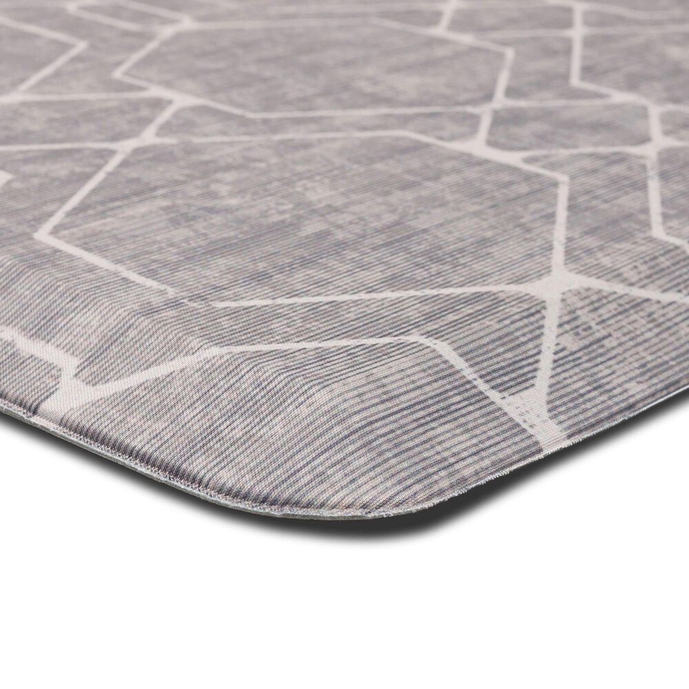 Mohawk Dri-Pro Deluxe Diamond Fret 1&#39;6&quot; x 2&#39;6&quot; Multicolor Door Mat, , large