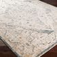 Surya Cardiff CDF-2303 Medium Gray, Light Blue, Mustard and Dark Blue 6"7" x 9"6" Area Rug, , large