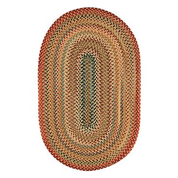 Capel Americana 0346-100 1"8" x 2"6" Oval Lt. Gold Scatter Rug, , large
