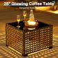 HOMLUX 6-Piece Patio Conversation Set with Coffee Table in Navy Blue, , large