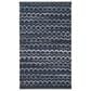 Safavieh Montauk 3" x 5" Turquoise, Navy Blue and Black Area Rug, , large