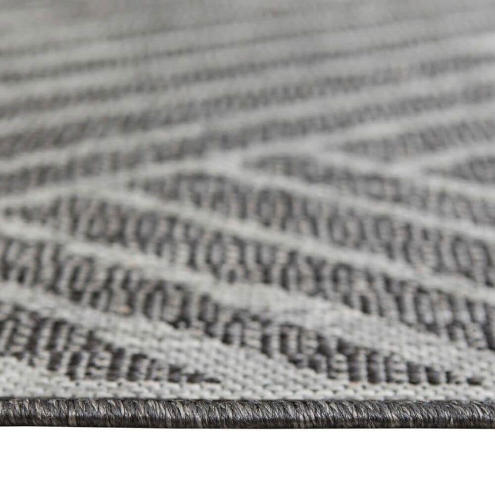 Amer Rugs Maryland 2&#39;4&quot; x 8&#39; Fossil Gray Runner, , large