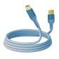 Pom Gear MaxCharge 24K 6" Shielded USB Type-C Cable in Blue, , large