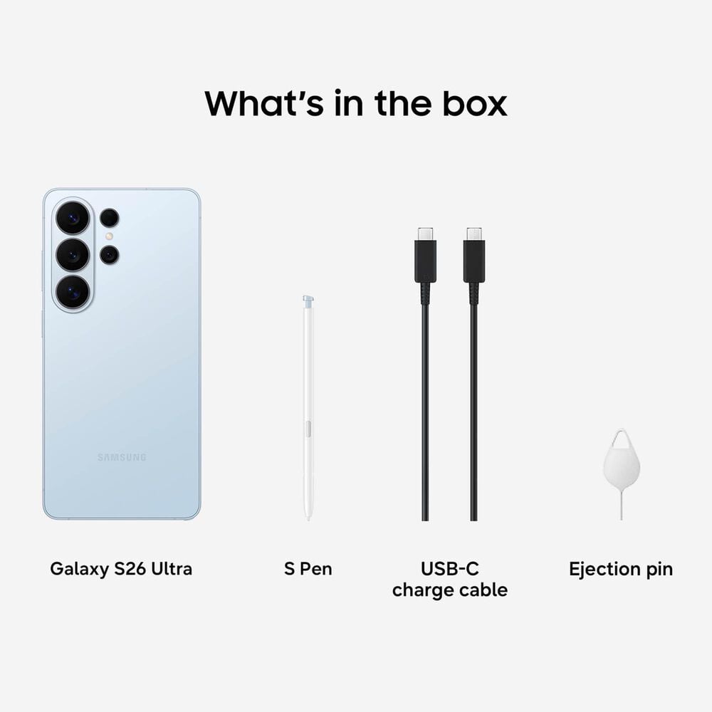 Samsung Galaxy S26 Ultra 256GB (Unlocked) - Sky Blue (Available Now), , large