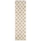 Safavieh Dallas Shag SGD258D-28 2"3" x 8" Beige/Ivory Runner, , large