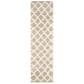 Safavieh Dallas Shag SGD258D-28 2"3" x 8" Beige/Ivory Runner, , large