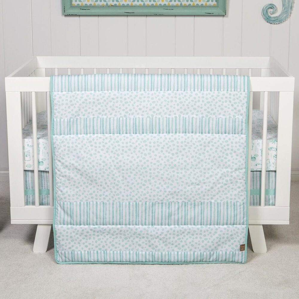 Trend Labs Taylor 3-Piece Crib Bedding Set in Aqua, , large