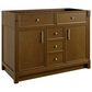 James Martin Bellshire 48" Single Bathroom Vanity in Honey Oak with 3 cm Eternal Jasmine Pearl Silestone Top, Rectangular Sink and FreePower Wireless Charger, , large