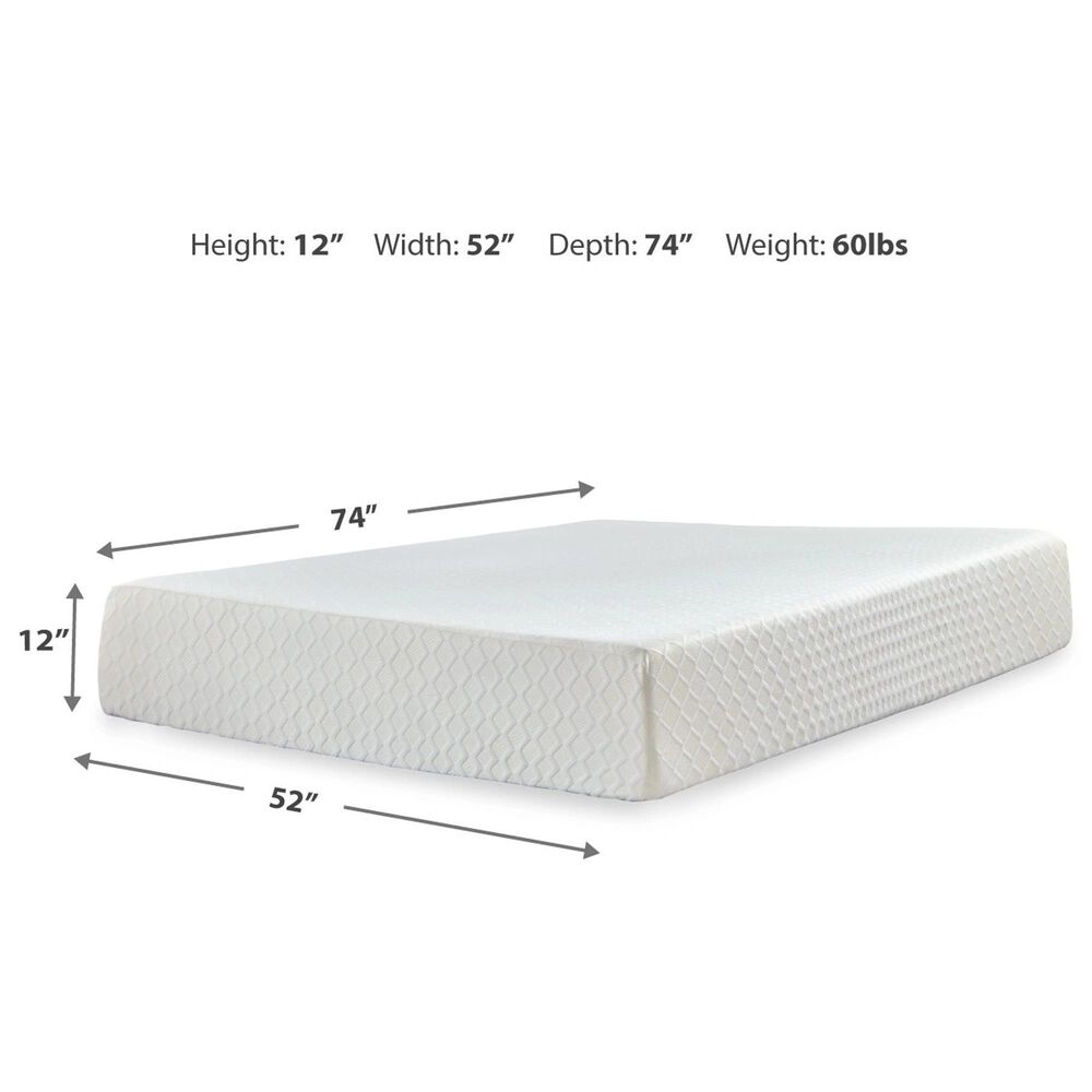 Ashley Chime 12&quot; Memory Foam Extra Plush Tight Top Full Mattress, , large
