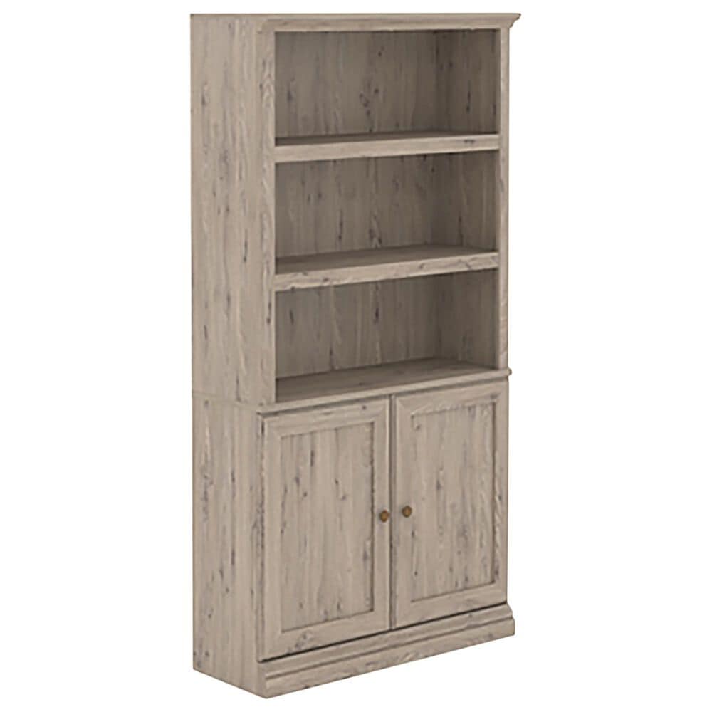 Sauder Select 5-Shelf Bookcase with Door in Laurel Oak, , large